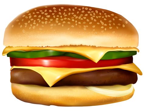 burger clipart transparent background
